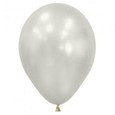 Silk Oyster White Balloons